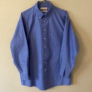 Roundtree & York Gold Label blue dress shirt
